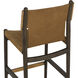 Argus 47.25 inch Nubuck Caramel Leather Barstool